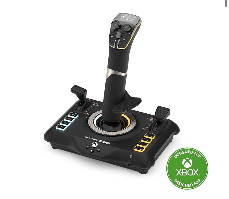 Turtle Beach VelocityOne Flightstick Universal Simulation Controller Joystick for Air & Space Combat Simulation - Xbox Series X, Xbox Series S, Xbox One, Windows 10, and Windows 11 PCs
