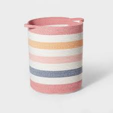 Extra Large Striped Coiled Rope Kids' Storage Bin - Pillowfort™