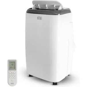 BLACK+DECKER 8,000 BTU Portable Air Conditioner for Rooms up to 350 Sq. with Remote Control, White