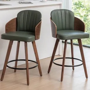 Ljubka Swivel Counter Stools (Set of 2)