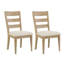 Ashal Polyester Ladder Back Side Chair Dining Chair (Set of 2)