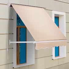 Godwin 71" W x 60" D Manual Retraction Slope Window Awning
