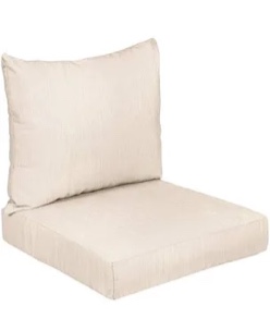 Amala Outdoor Sunbrella Seat/Back Cushion