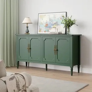 Collynns 58" W Sideboard Cabinet with Adjustable Shelves and 4 Doors
