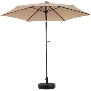 outdoor patio umbrella 9ft, patio table umbrella with push button 