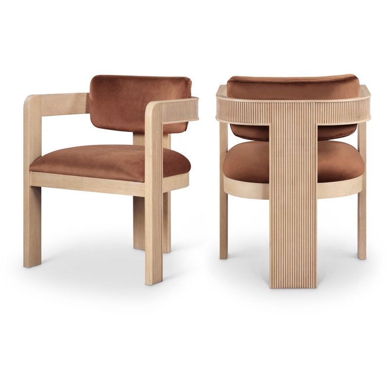 frink upholstered dining arm chair