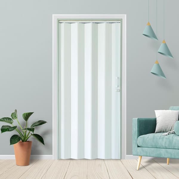 Accordion door Saturn white