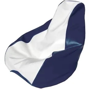 West Marine Go Anywhere Marine Beanbag Chair, White/Blue