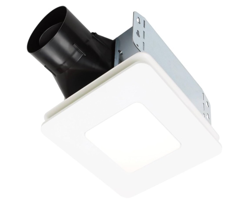 Broan 3019436 Room Side 60 CFM 0.9 Sones Exhaust Fan