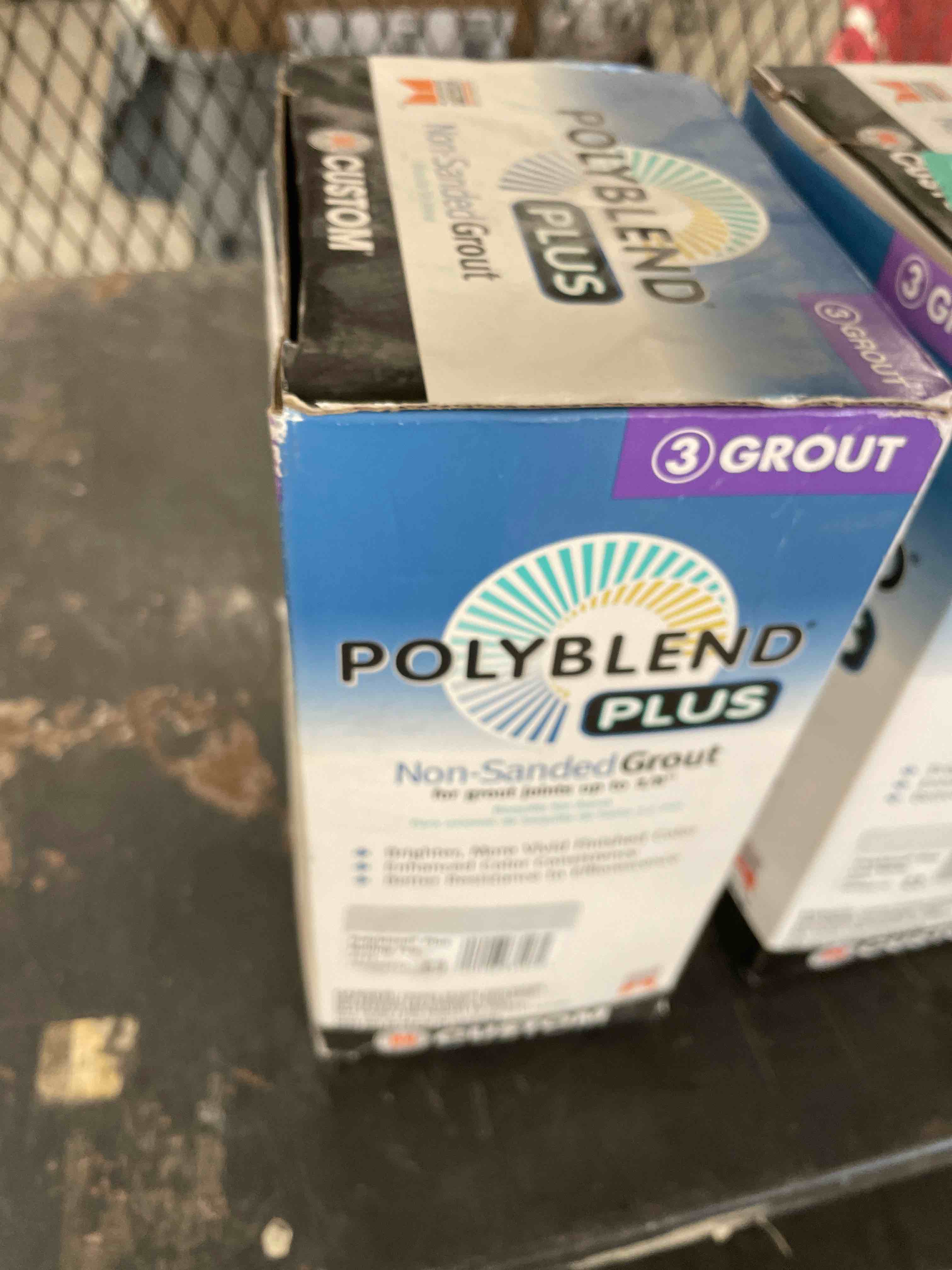 Condition photo showing New/Like New for polyblend plus #544 rolling fog 10 lb. unsanded grout