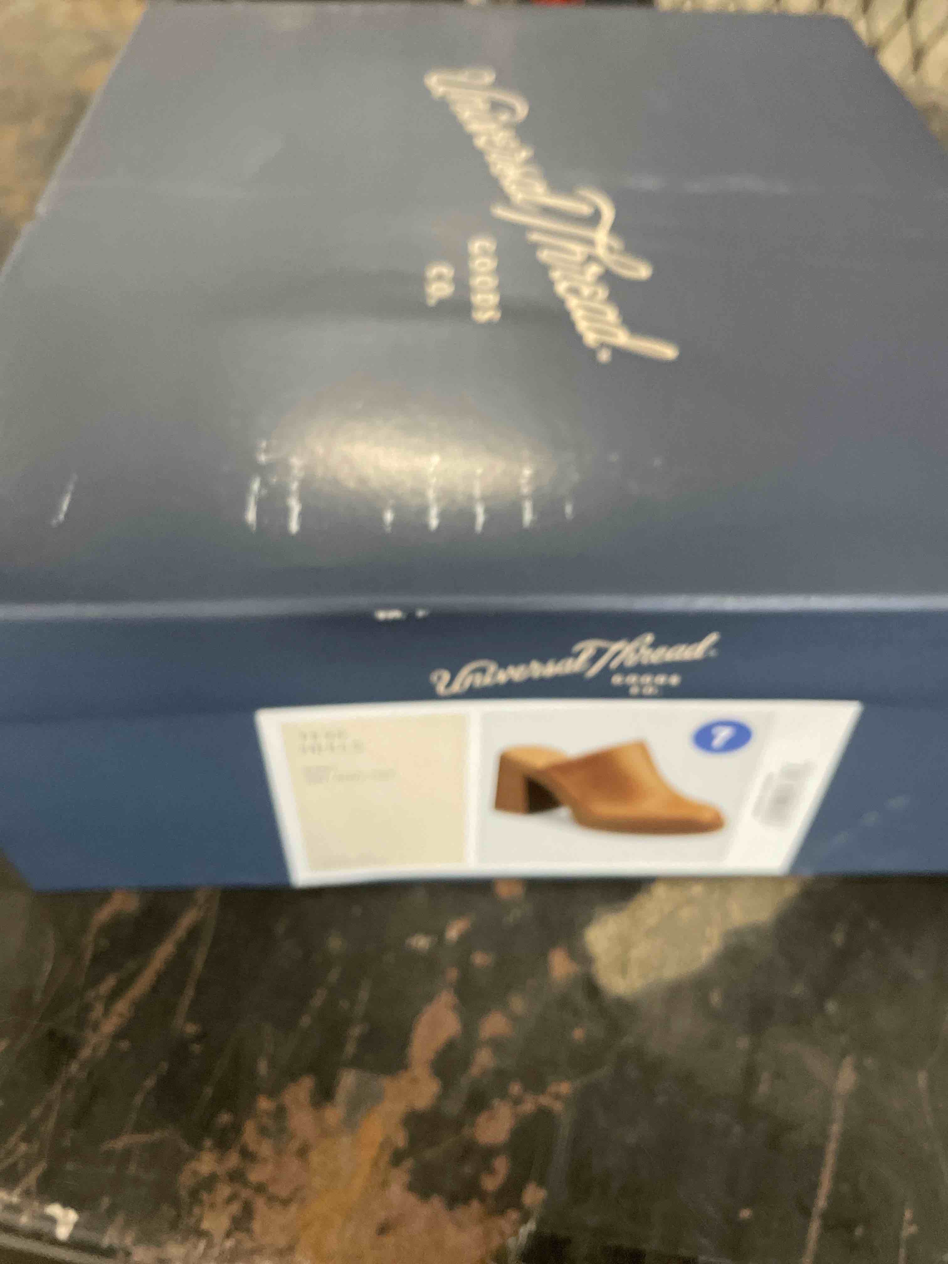 Condition photo showing New/Like New for Women's Tess Platform Mule Heels - Universal Thread™ Tan 7