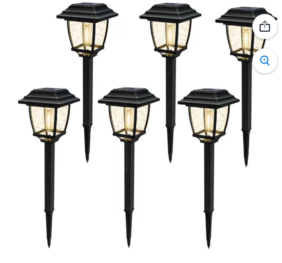 Deck Impressions San Trope Solar Path Lights, 6-Pack