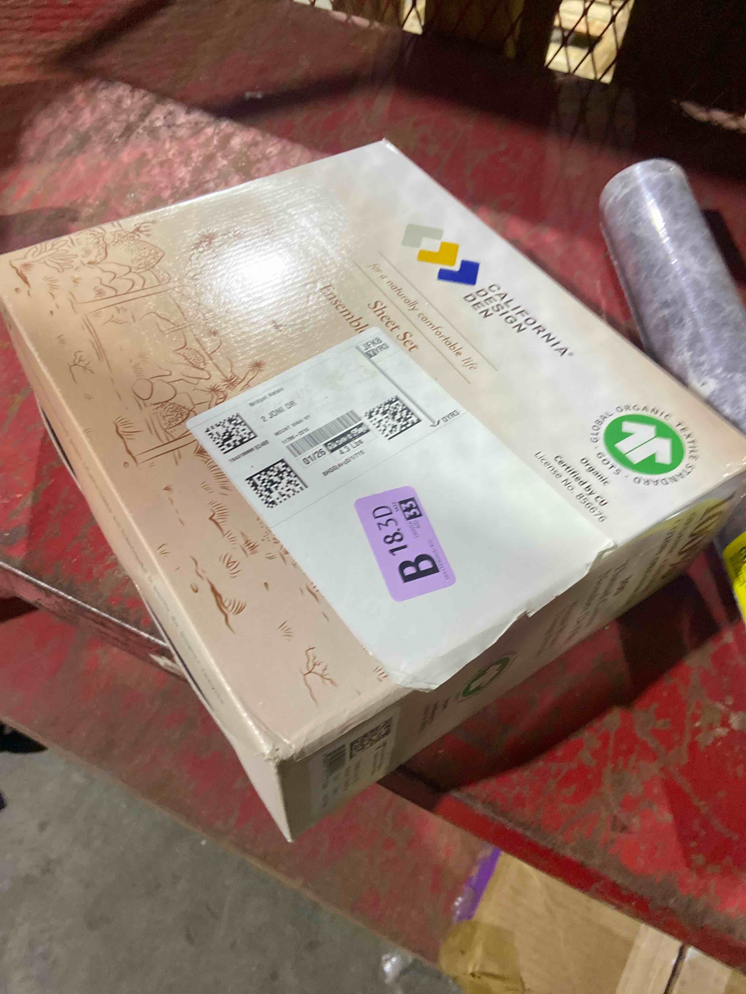 Condition photo showing New/Like New for California Design Den 100% Organic Cotton Queen Sheet Set - Crisp Cotton Percale Sheets Queen, Deep Pockets, GOTS Certified, Cool and Durable Bedding Set - Ivory Queen 02 - Natural Ivory