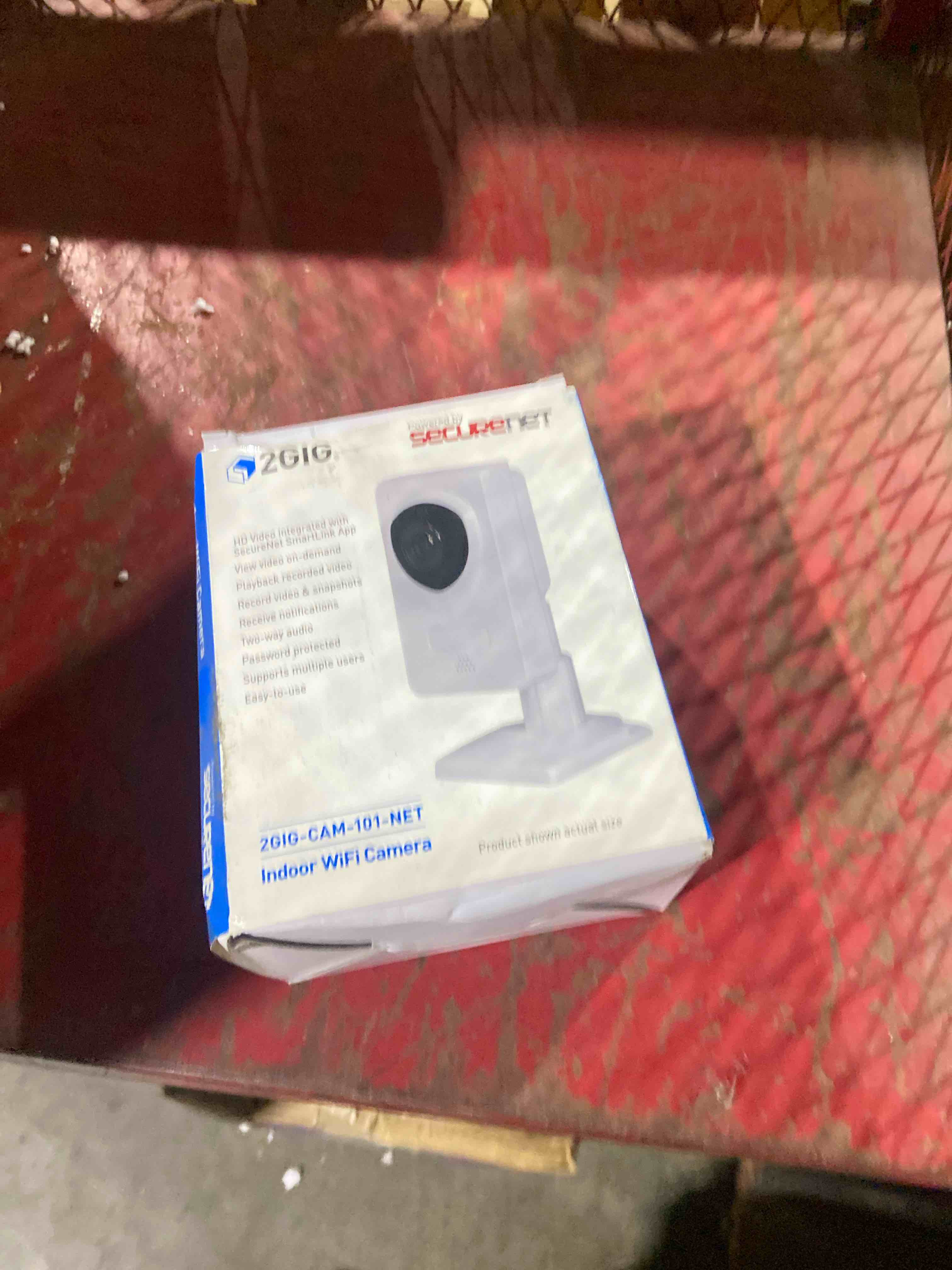 Condition photo showing New/Like New for 2gig CAM-101-NET Indoor HD WiFi Camera 2-Way Audio and Night Vision