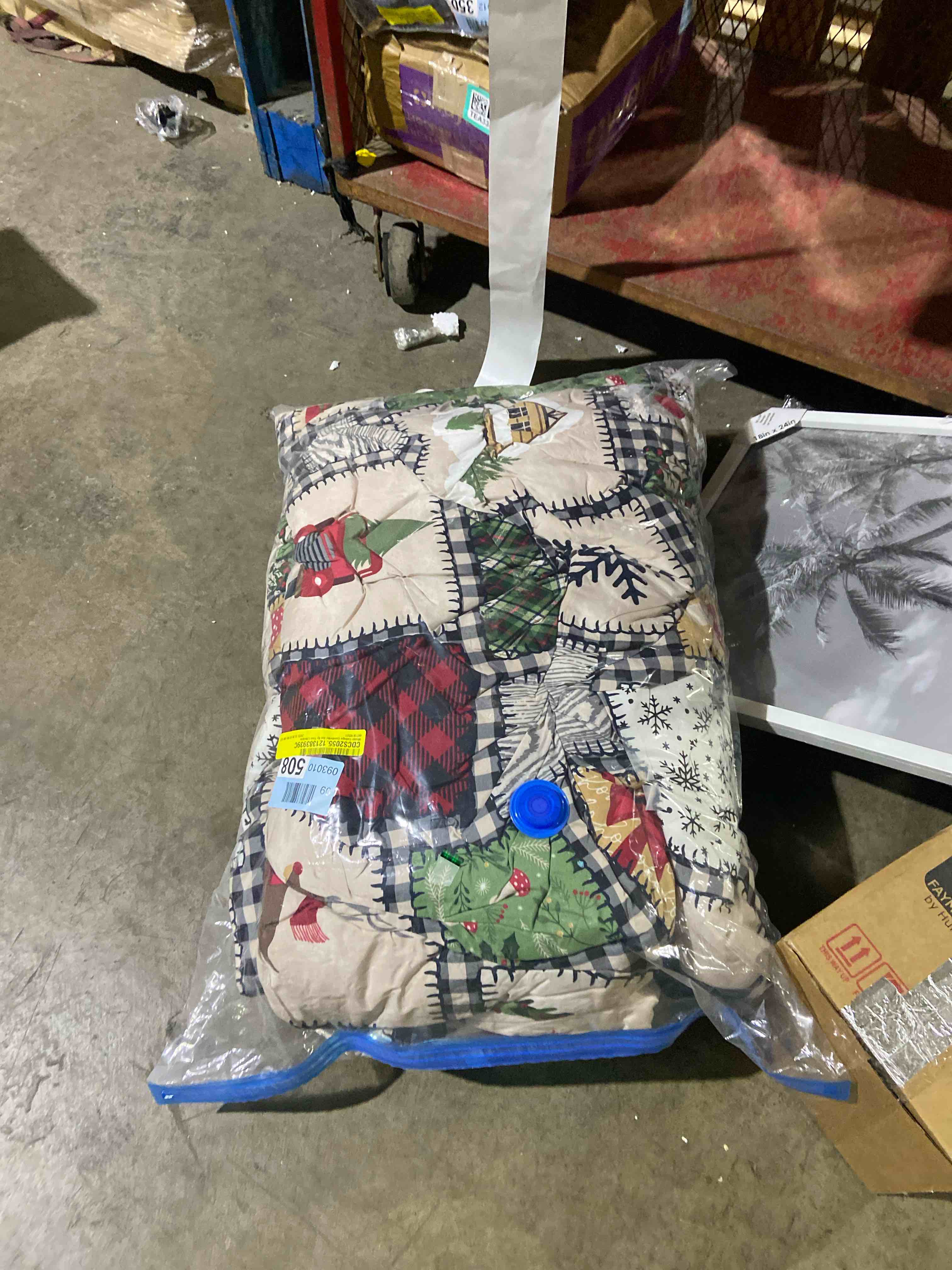 Condition photo showing Good Condition for Your Lifestyle by Donna Sharp Winter Cottage 3PC Queen Holiday Comforter