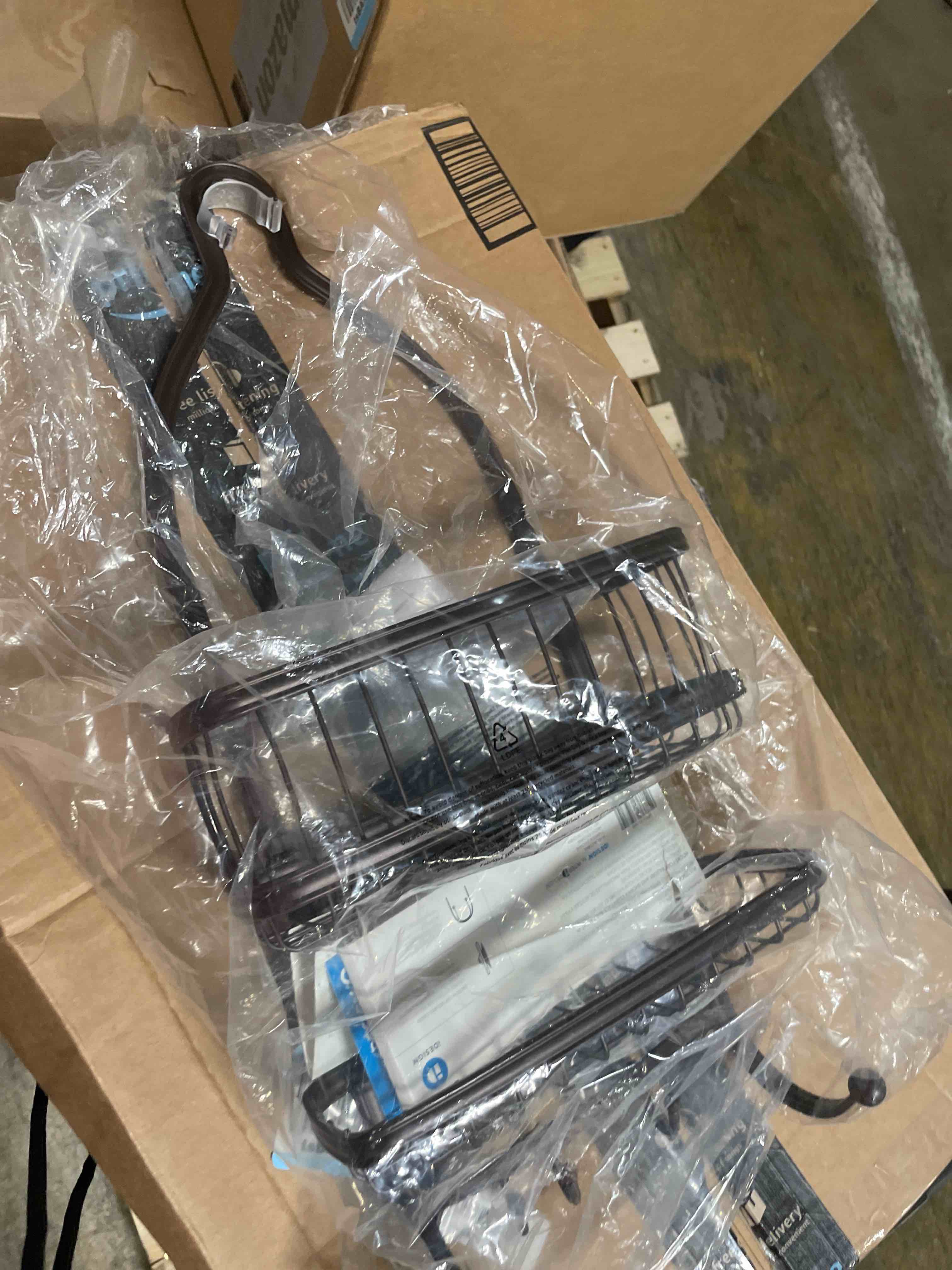 Condition photo showing New/Like New for Simple Houseware Bathroom Hanging Shower Head Caddy Organizer, Bronze (22 x 10.2 x 4.2 inches) Medium Bronze