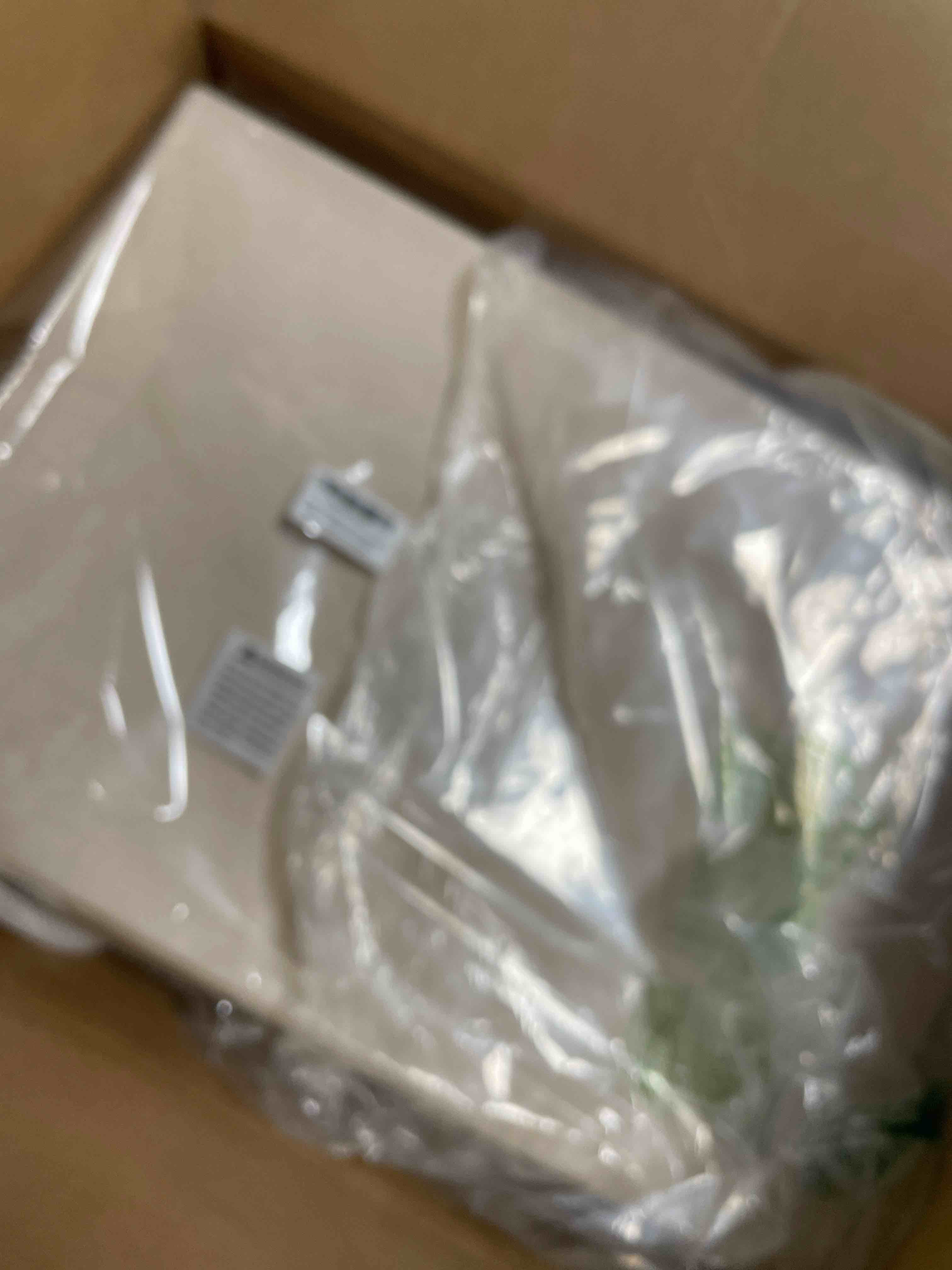 Condition photo showing New/Like New for Large Linen Fabric Foldable Storage Bins with Removable Lid and Handles, Washable Storage Box Organizer Containers Baskets Cube with Cover for Bedroom,Office(Cream, Extra Large(2-Pack)) Cream Extra Large(2-Pack)