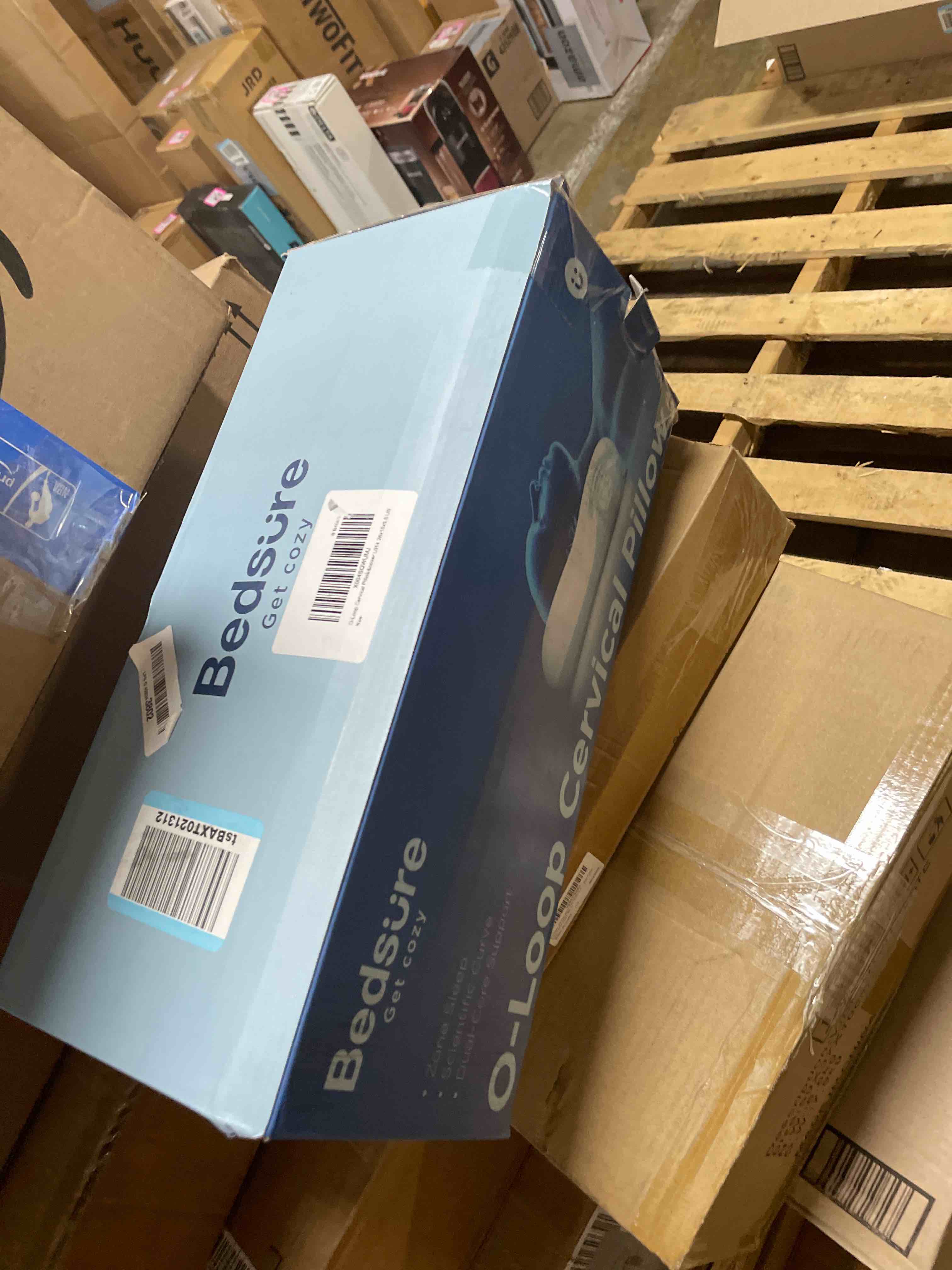 Condition photo showing New/Like New for Bedsure Cervical Neck Pillow - Ergonomic Pillows for Deep Sleep, Memory Foam Pillows for Side & Back Sleepers, Orthopedic Cervical Pillow Shape Gently Cradles Head & Neck Support, Shoulder Pain Relief