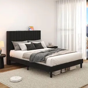 Alti 44.8" Bed Frame with charging Station
