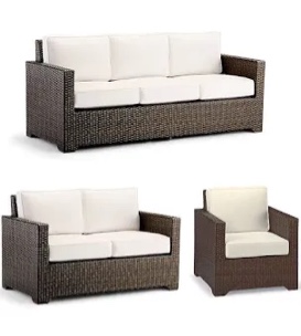 4 Piece Complete Patio Set with Cushions