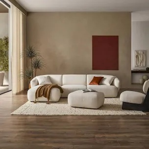 (Ottoman only) Ballyrobert 4 Piece Upholstered ottoman 