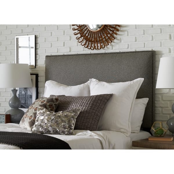 Vince Upholstered headboard queen Black 