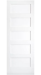 Manufactured Solid Wood Paneled Door