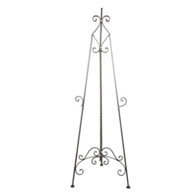 Grayson Lane Black Iron Country Decorative Easel