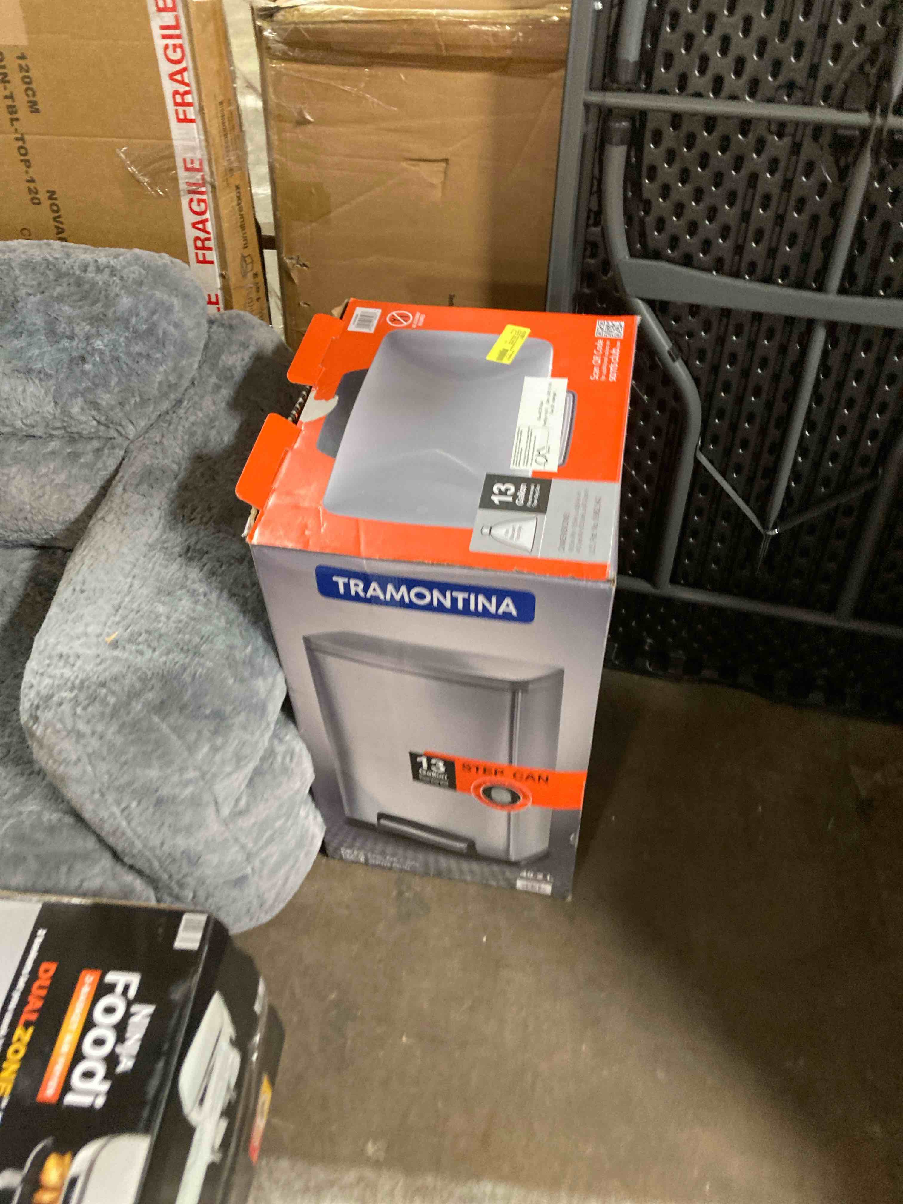 Condition photo showing New/Like New for Tramontina 13-Gallon Step Trash Can, Assorted Colors