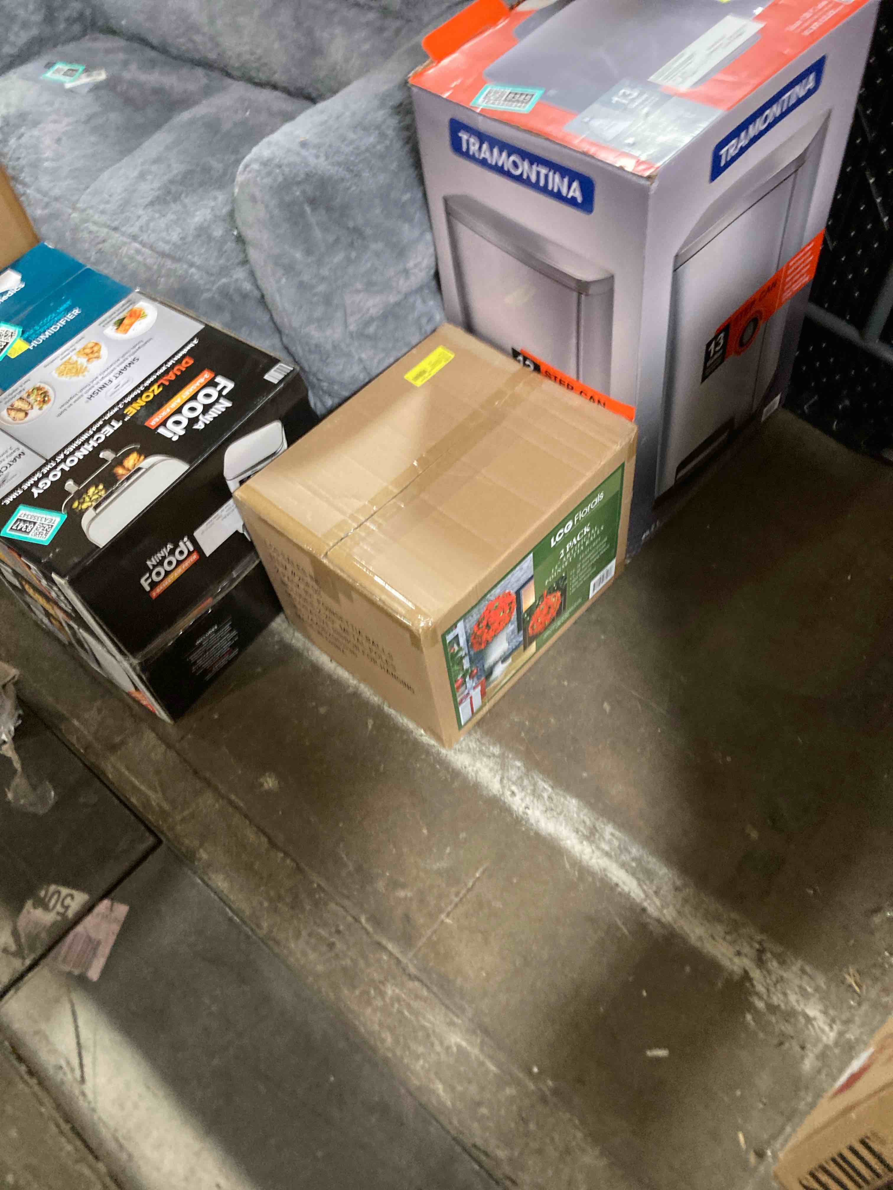 Condition photo showing New/Like New for Artificial 15" Round Poinsettia Balls, 2 Pack