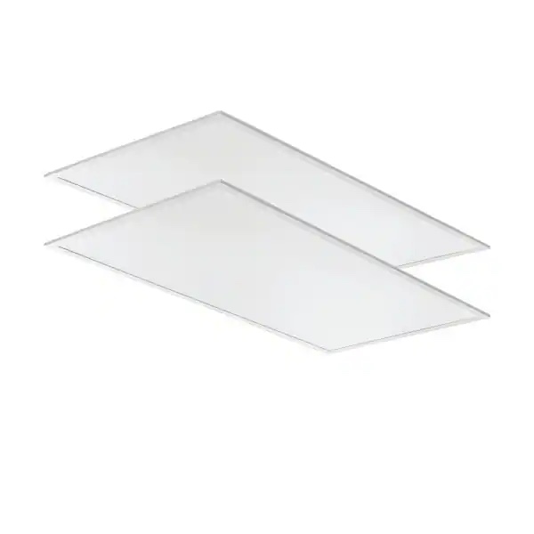 (Box of 2) Lithonia Lighting CPX 2 ft. x 4 ft. Adjustable Lumens (Up to 6563 Lumens) Integrated LED Panel Light with Switchable CCT