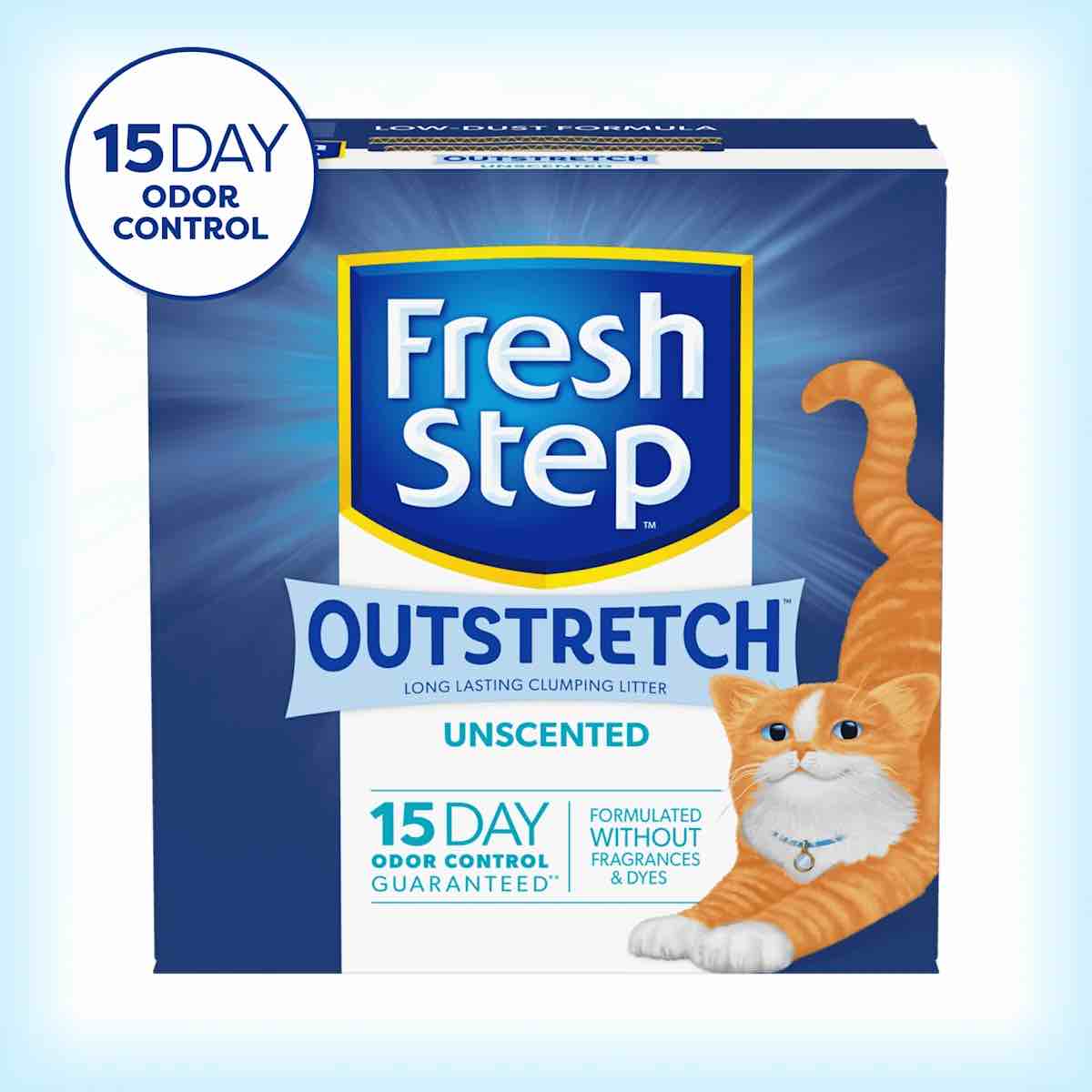(Box of 2) FRESH STEP® OUTSTRETCH UNSCENTED LITTER