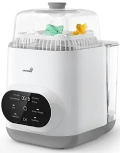 Grownsy EaseClean Bottle Washer Pro | All-in-One Bottle Washer and Sterilizer and Dryer | Baby Bottle Washer for Bottles, Pump Parts & Baby Essentials | Replaces Hand Washing