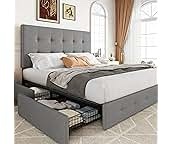 Aleighanna Tufted Upholstered Storage Bed