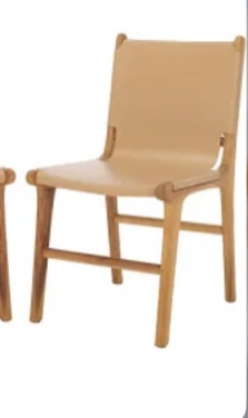 1 tan Safavieh couture Dining Chair SFV1609B