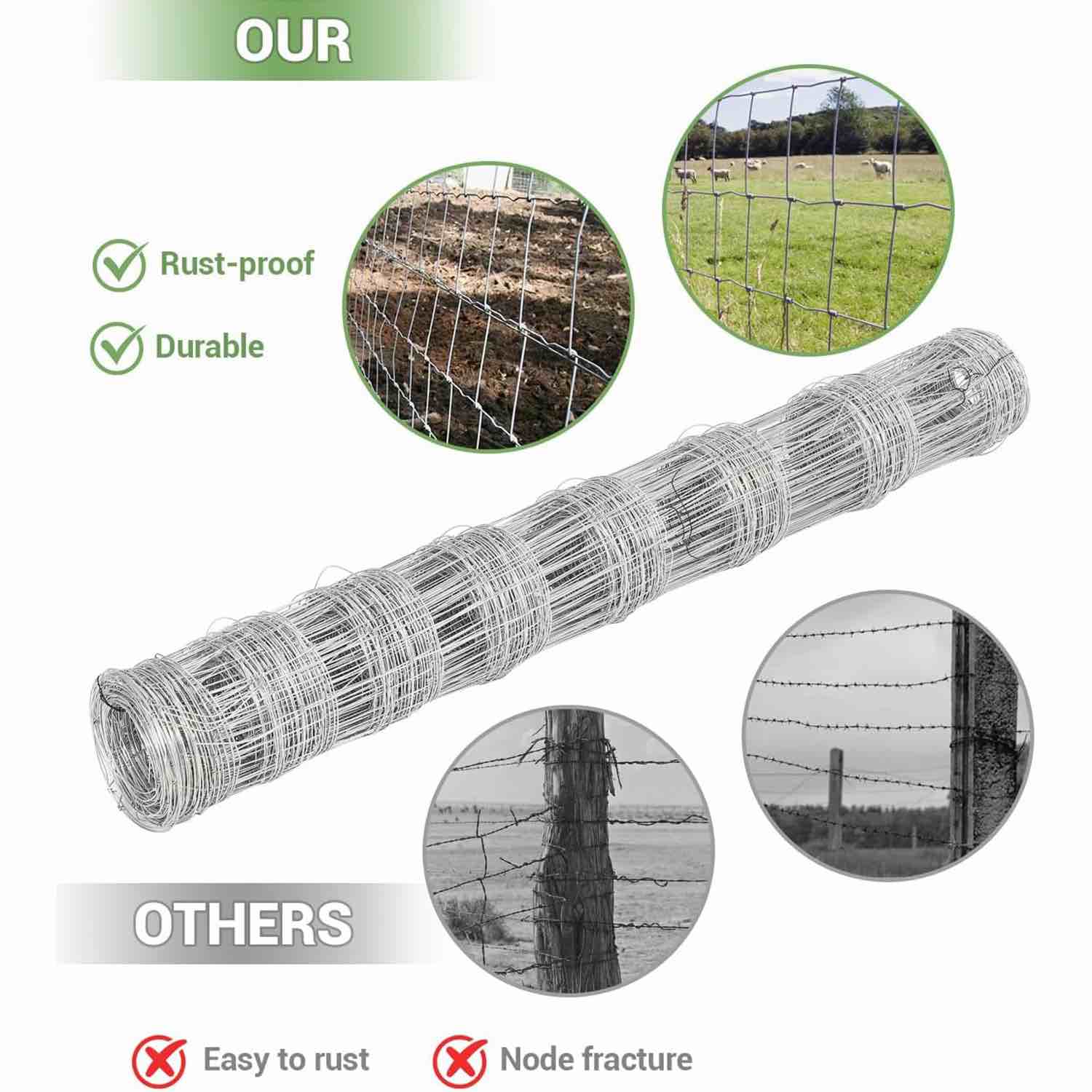 Garvee Heavy Duty 9GA Cattle Fence