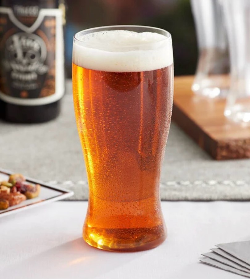 whirley drinkworks clear plastic pilsner glasses (72 per case, 29 cases)