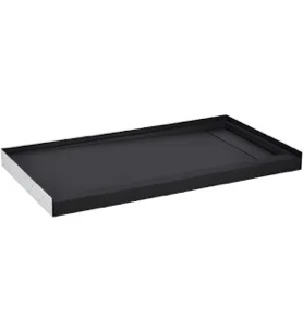 black 60 W 32 D Rectangle Shower Base