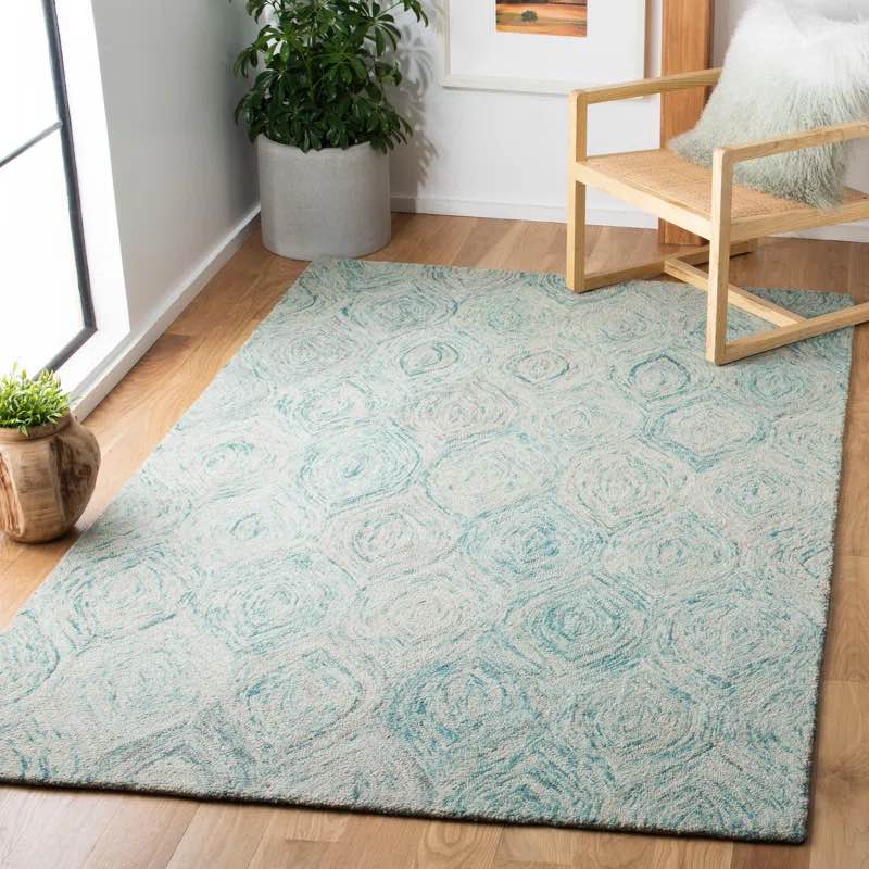 Kline Ikat Hand Tufted Wool Ikat Rug 10X12