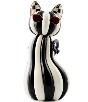 Courtly Stripe Illuminated Cat