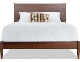 Dark Brown Dajon Solid Wood Platform Bed