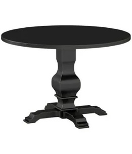 Black Scranton Pedestal Dining Table Base
