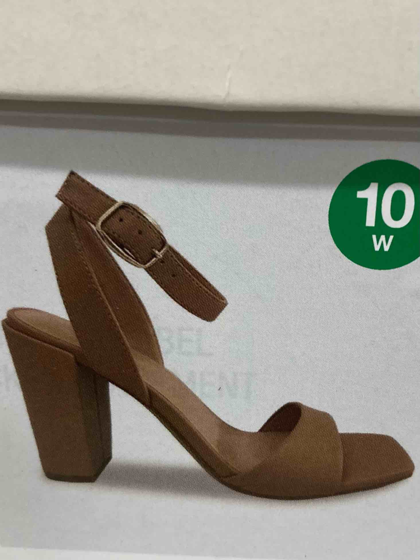 A New Day womens Adr05 Sal chunky heel sandals size 10 NEW