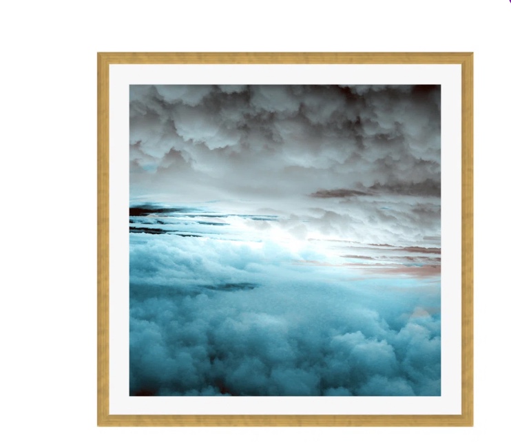 Umi " Glacier Painted Clouds " by Caleb Troy