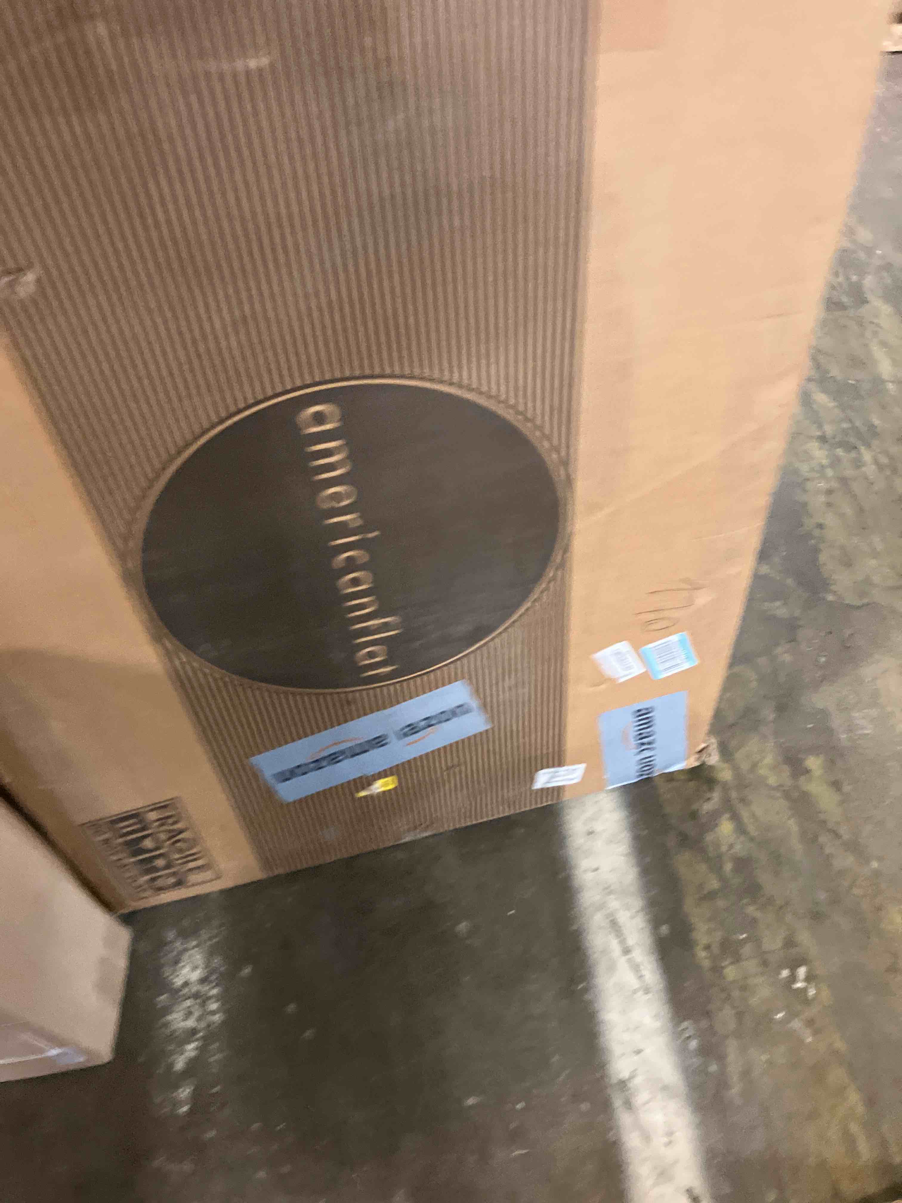 Condition photo showing New/Like New for Americanflat 28x40 Poster Frame with Polished Plexiglass - Use as 24x36 Frame with Mat or Display 28x40 Photo Without Mat - Epic Collection - Wide Picture Frames for Wall Display - Black Black 24x36 with Mat