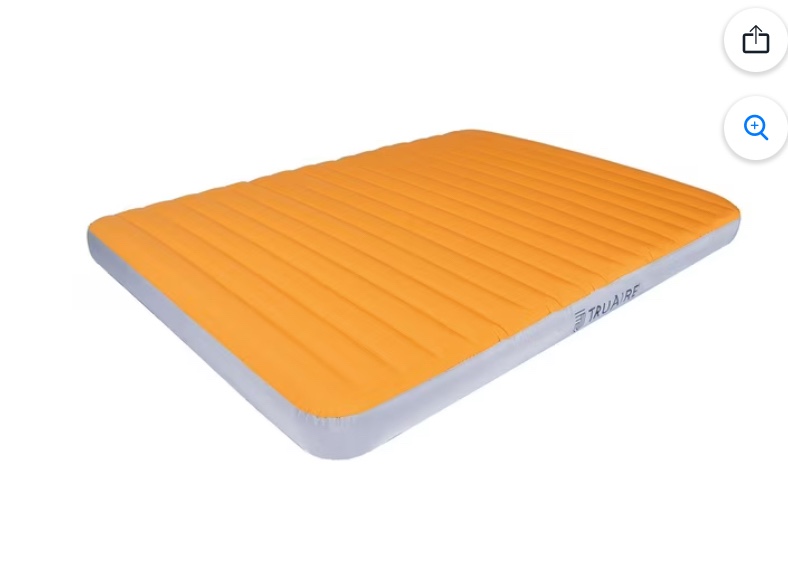 TruAire® Queen Durable and Light Camp Mat with USB Pump