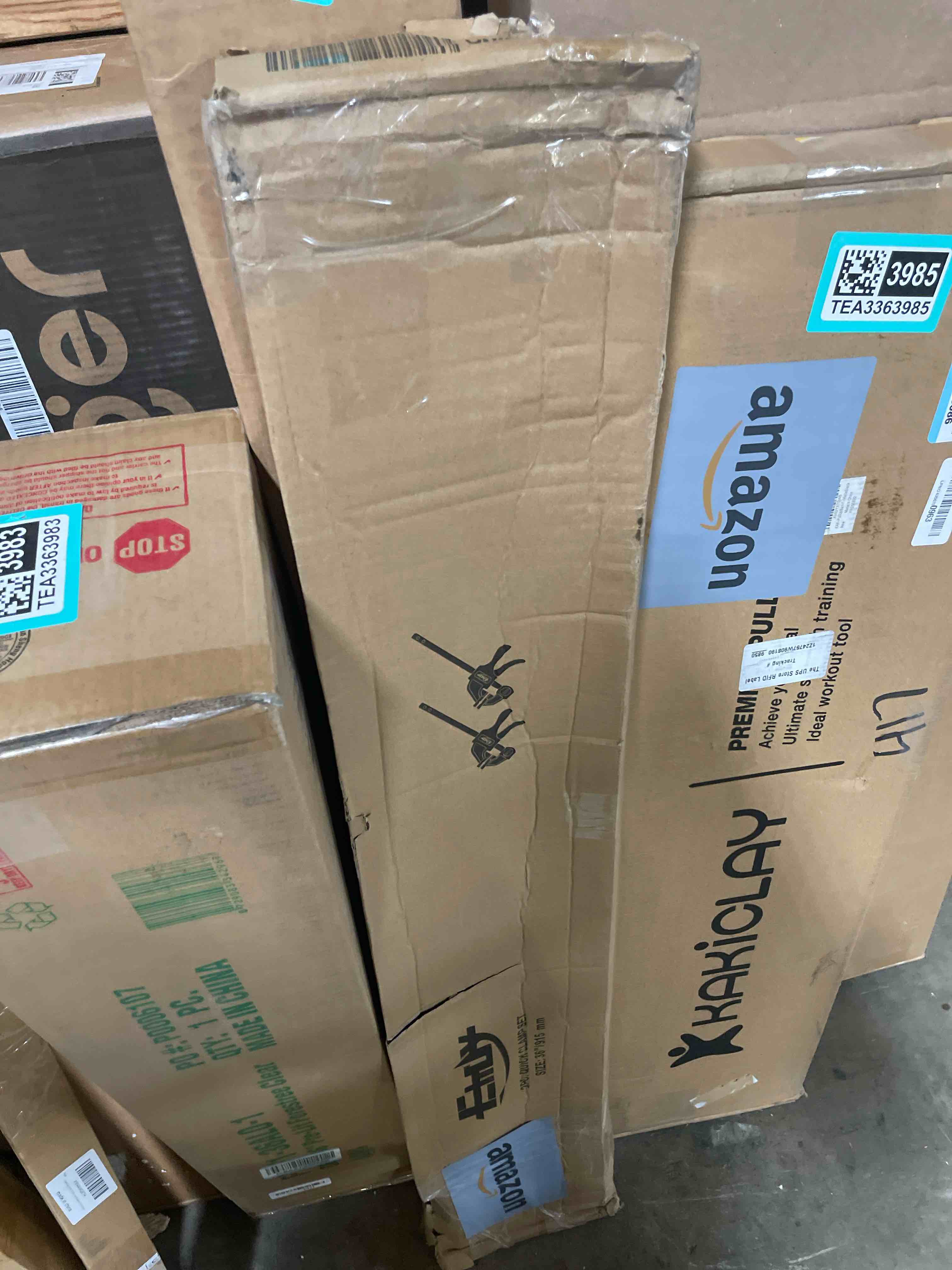 Condition photo showing New/Like New for EHDY 36" Bar Clamps for Woodworking 2-Pack, One-Handed Clamp/Spreader, Light-Duty Quick-Change F Clamp with 170 LBS Load Limit, Ideal for Woodworking/Carpentry/Home Improvement/DIY