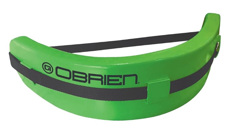 o'brien vinyl dipped flotation swim belt, green