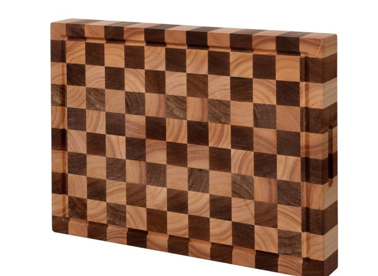 acacia wood cutting board 20x15x1.5 inch, butcher block for kitchen, premium acacia cutting board with juice groove, end grain made of sustainable acacia wood