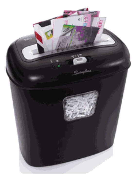 Swingline 12 Sheet Paper Shredder, Super Cross-Cut Junk Mail Shredder, Duo (1757394)